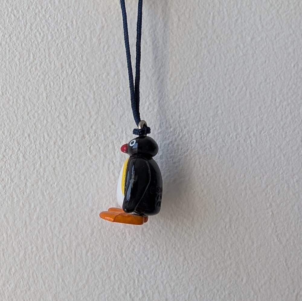 Penguin Keychain Charm Accents Pingu